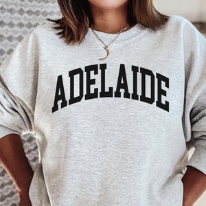 Sweat-shirt Adélaïde, t-shirt d'Australie-Méridionale d'Adélaïde, chemise kangourou australienne athlétique vintage, souvenir d'Adélaïde, cadeau d'Adélaïde