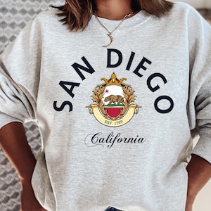 San Diego Sweatshirt,San Diego Shirt, California Shirt, Vacation, Retro Beach Shirt, Matching Vacation Shirts, Beach Tshirt, San Diego Gift
