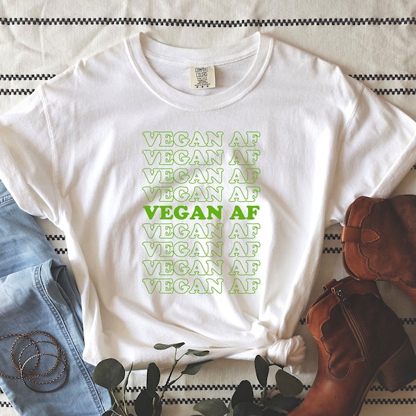 Vegan Shirt Vegetarian T Shirt Tee Mens Womens Ladies Gift Present Animal Lover Statement Tee Animal Rights Activism Friends