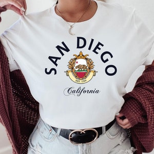 San Diego Tee,San Diego Shirt, California Shirt, Vacation, Retro Beach Shirt, Matching Vacation Shirts, Beach Tshirt, San Diego Gift