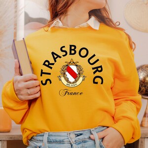 Sudadera de Estrasburgo, camiseta de Estrasburgo, Francia, souvenir de Francia, regalo de Estrasburgo, aficionado de Estrasburgo, camiseta de viaje a Francia