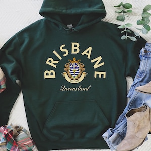 Brisbane Hoodie,Brisbane tshirt, Brisbane Australia, Brisbane shirt, Australia shirt, Australia flags, Brisbane Gift, Brisbane fans