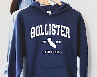 Hollister California RARE Hoodie Adult Black XL Unisex 