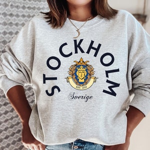 Stockholm Sweatshirt, Stockholm gift, Sweden tshirt, Stockholm Gifts, Stockholm Shirt, Stockholm Souvenir, Swedish Shirt