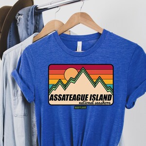 Assateague Island Tee,Assateague Island, National Park shirt, Assateague Island beach, camping shirt, travel gift