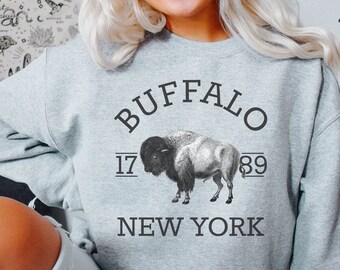 Buffalo Sweatshirt,Buffalo New York tshirt, Buffalo Sweatshirt, Buffalo Crewneck, Buffalo New York Gifts, Buffalo Shirts, Buffalo NY Shirt