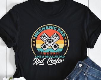 Regalo para mecánicos, camiseta de papá mecánico, sudadera con capucha, mecánico de automóviles, camiseta de mecánico de camiones diésel, regalo del Día del Padre para mecánicos