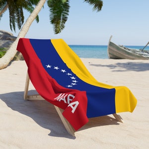 Venezuela Beach Towel, Venezuela Flag tovel, Flag of Venezuela, Venezuela Flag beach tovel, Venezuela Country Flag Gift, Venezuela