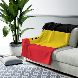 Belgium Fleece Blanket,Belgium, Belgium Blanket, Flag of Belgium, Custom Belgium Flag, Personalized Country Flag Gift, Name Blanket, Belgium