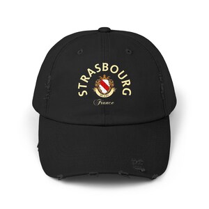 Gorra desgastada de Estrasburgo, camiseta de Estrasburgo, Francia, souvenir de Francia, regalo de Estrasburgo, aficionado de Estrasburgo, camiseta de viaje a Francia