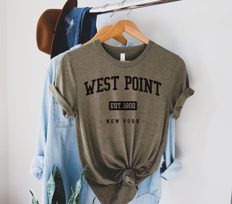 West Point Tee, West Point,West Point New York Tee,West Point NY T-Shirt, New York Lovers Shirt, New York Tee, Vintage West Point image 1