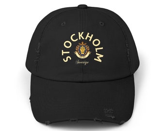 Stockholm Distressed Cap, Stockholm gift, Sweden tshirt, Stockholm Gifts, Stockholm Shirt, Stockholm Souvenir, Swedish Shirt
