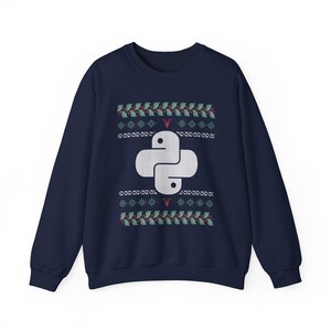 Sudadera de Python, regalo para programador, ingeniero de software, suéter navideño, sudadera de codificador, regalo para hombres y mujeres, ejecutar CMD, codificador imagen 3