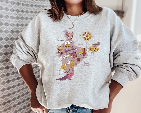 India Sweatshirt,India T Shirt India Flag TShirt Made In India Shirt Girlfriend gift Boyfriend Gift Birthday Gift Indian Shirt Indian