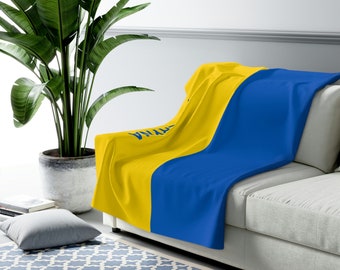 Manta polar de Ucrania, Ucrania, Manta de Ucrania, Bandera de Ucrania, Bandera de Ucrania personalizada, Regalo personalizado con la bandera del país, Manta con nombre, Ucrania