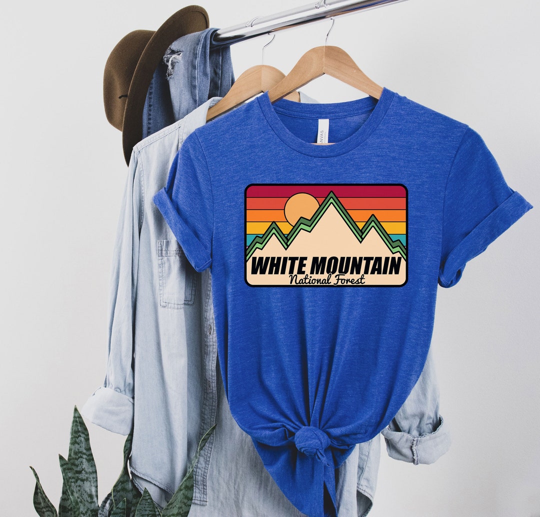White Mountain Tee,new Hampshire Shirt, New Hampshire Outline, New
