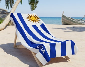 Uruguay Beach Towel,Uruguay Flag tovel, Flag of Uruguay, Uruguay Flag beach tovel, Uruguay Country Flag Gift, Uruguay tovel, Uruguay Gift