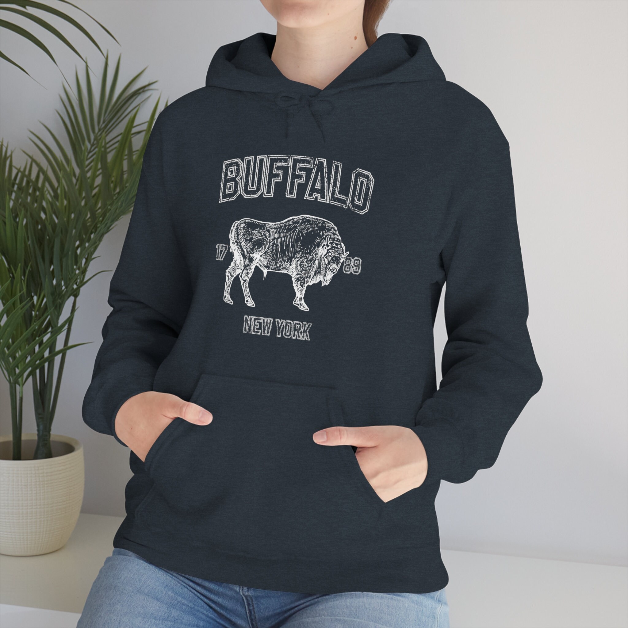 Buffalo Hoodie,buffalo Sweatshirt, Buffalo Shirt, Retro 1970's