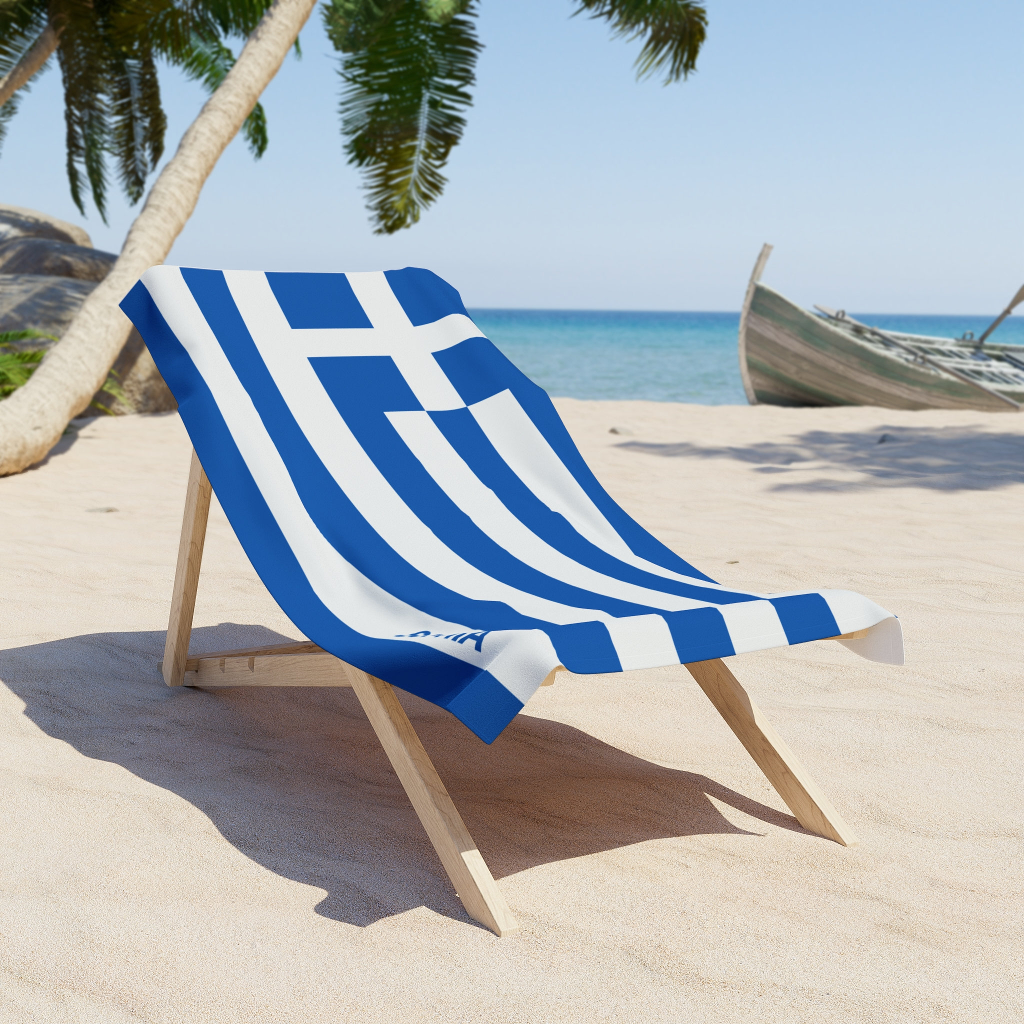 ギリシャのビーチタオル、ギリシャ国旗のビーチタオル、ギリシャの国旗