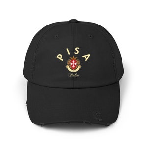 Pisa Distressed Cap Pisa Italia, Pisa vacation, Pisa shirt, Pisa trip, Pisa fan tshirt, Pisa Italy, Pisa trip