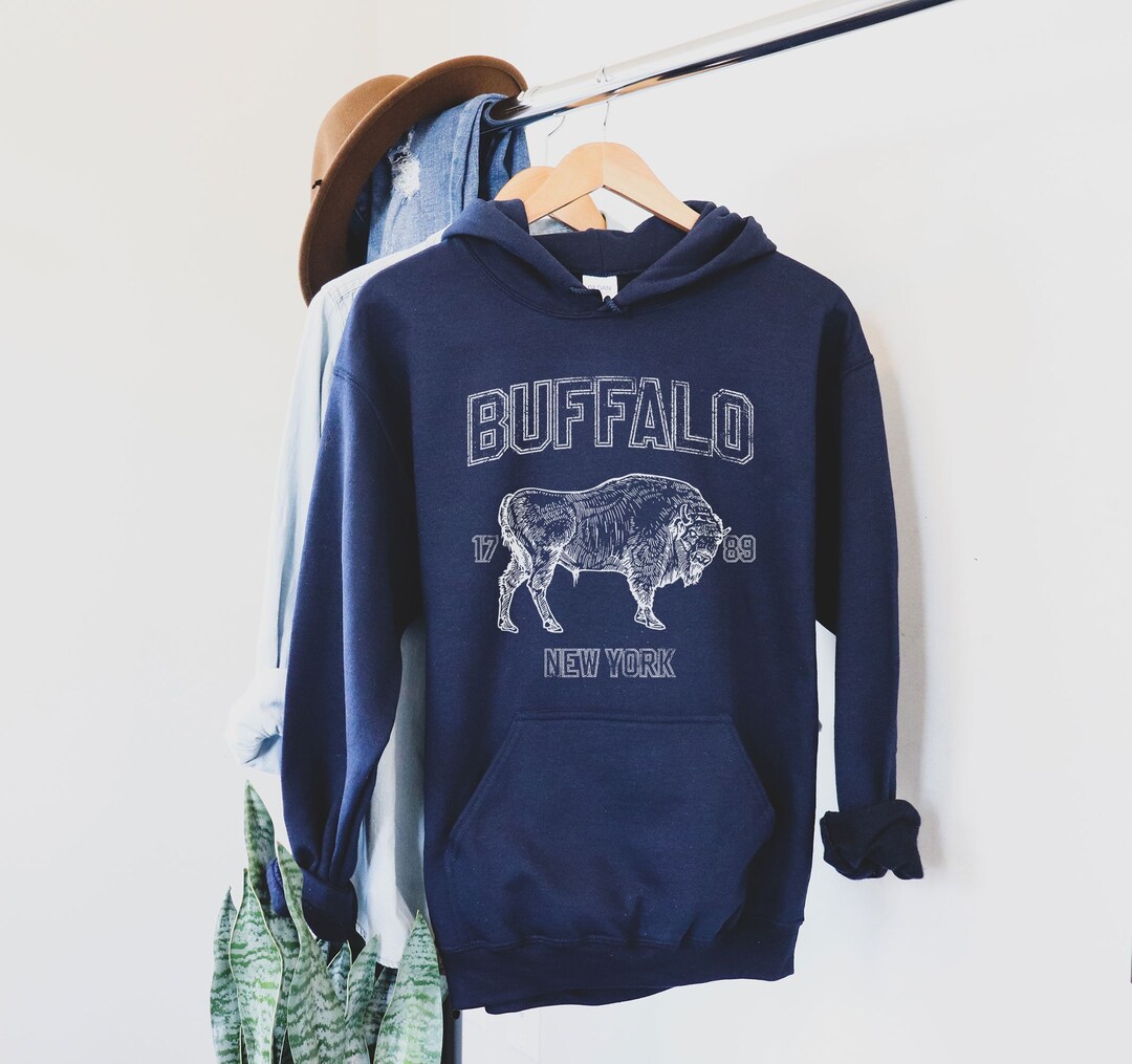 Buffalo Hoodie,buffalo Sweatshirt, Buffalo Shirt, Retro 1970's