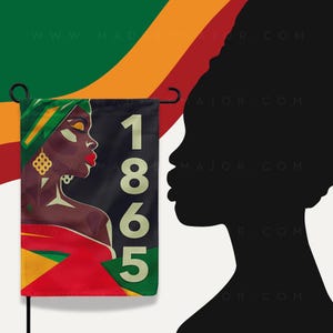 Celebrate Black History Month Garden Flag, Black History Month Outdoor Decor, Outdoor Garden and Decor
