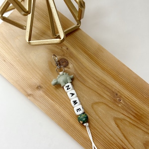 Custom Name Keychains | Personalized | Backpack | Bag Tags | Kids Keychains | Dinosaur | Dino | Fun | Modern | Gift Ideas