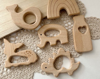 wooden teethers | boho baby