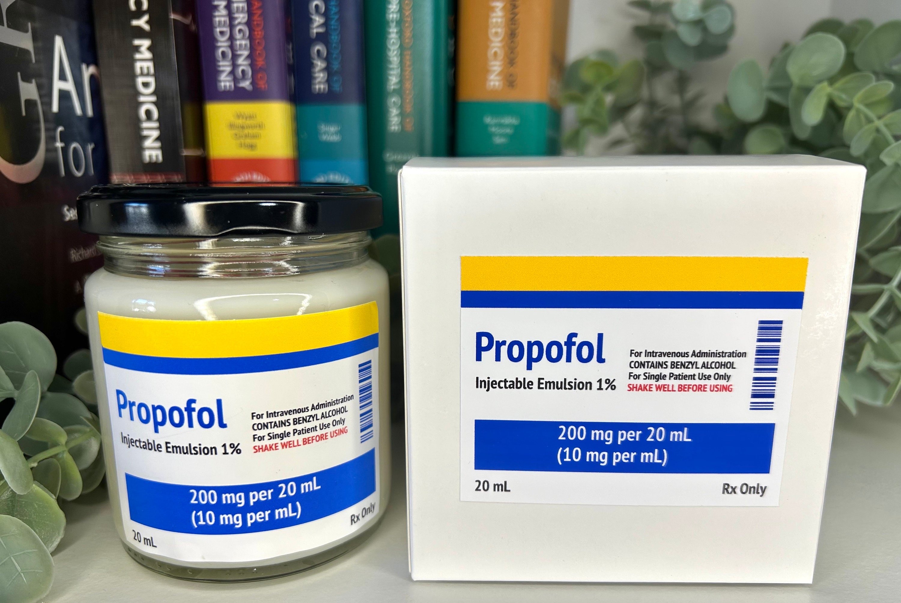 Propofol/midazolam/ketamine Label Autumn Scents Candle | Soy and ...