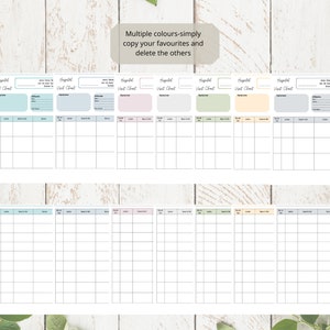 Hospital Visit Chart Hospital History Record Medical Chart Medical ...