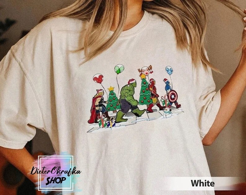 Discover Disney Marvel Christmas Shirt