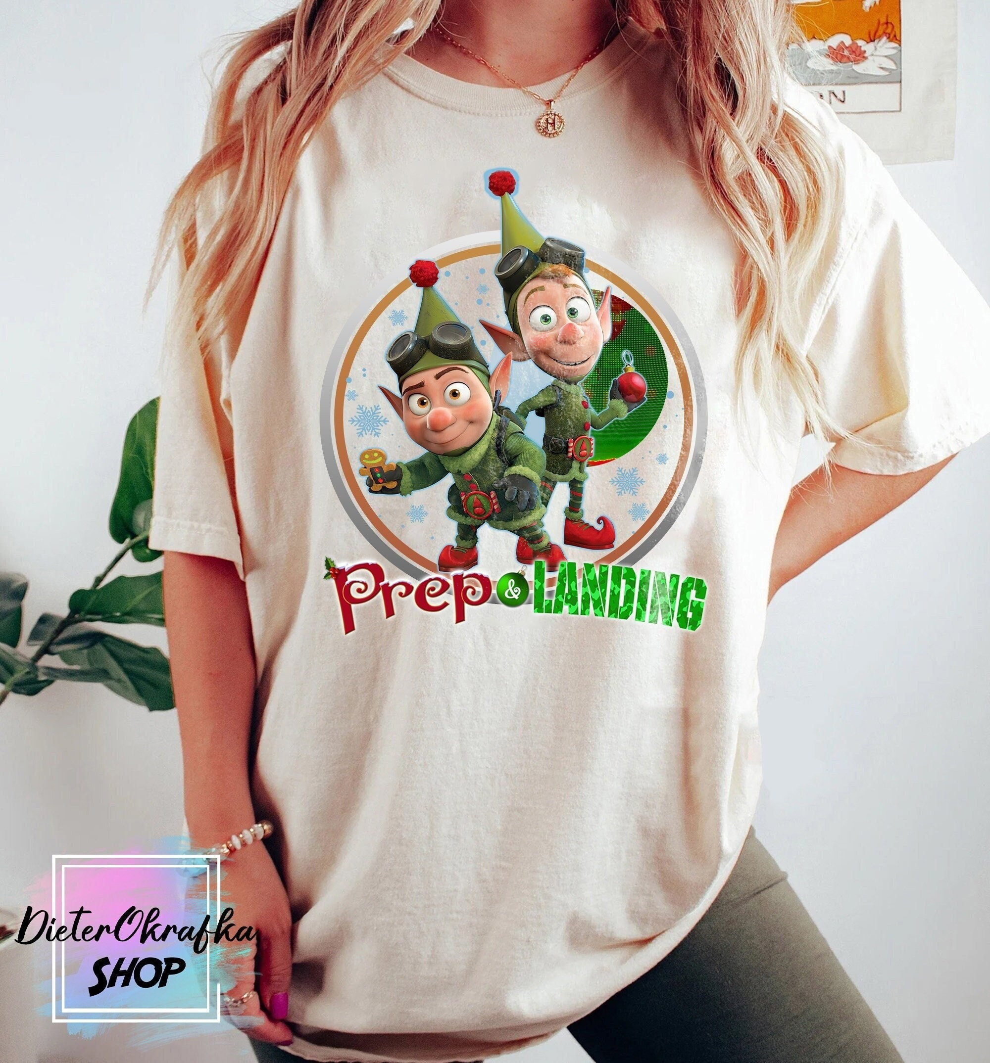 Discover Funny Prep & Landing Christmas Movie Vintage Shirt