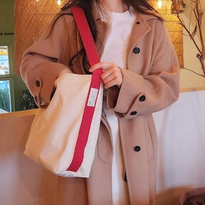 Sac fourre-tout KIIRO ORIGINAL / ROUGE, sac à provisions cartable, sac de tous les jours