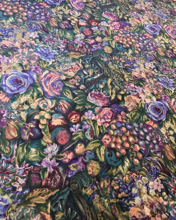 Vintage Crowson Fabric arcadia Etsy