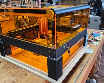 Laser riser and base for Atomstack X24 A24 Pro and X12 A24 Pro and A6 Pro laser cutter and laser engraver engraver diode laser.