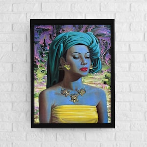 Balinese Girl Vladimir Tretchikoff Classic Vintage 50s 60s Wall Art Reprint, 5 sizes available!