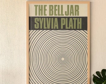 The Bell Jar Sylvia Plath classic feminist novel original book covers reproduction poster, 6 variations & 4 sizes available!