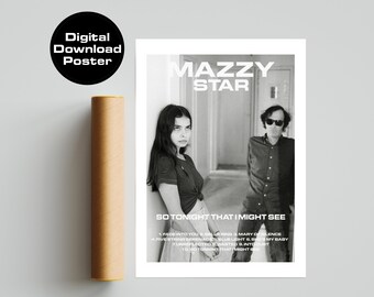 Vintage Mazzy Star 1993 Album So Tonight That I Might See, Digital.