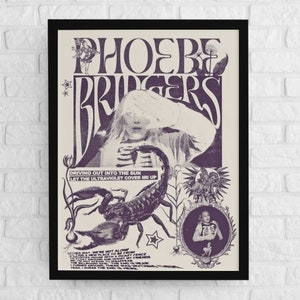 Phoebe Bridgers Reunion Tour 2022 Gig Limited Edition 'I Know the End' Poster, 5 sizes available!