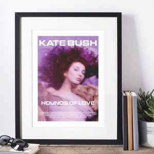 Kate Bush 1985 Running Up That Hill Album Hounds of Love, Poster Wall Art, 5 sizes available!