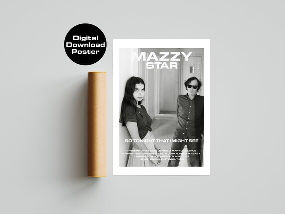 Vintage Mazzy Star 1993 Album So Tonight That I Might See, Digital.