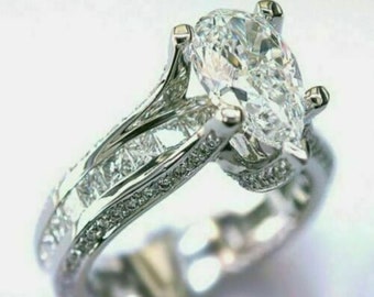 Cvpoint Ring Diamond Ring2.30ct Ringmarquise Cut Ringengagement Ring - Etsy