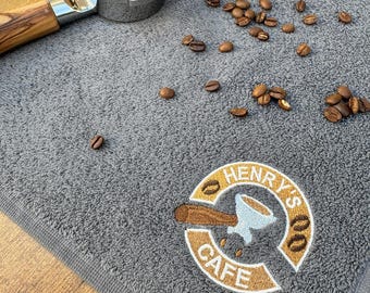 Portafilter coffee towel
