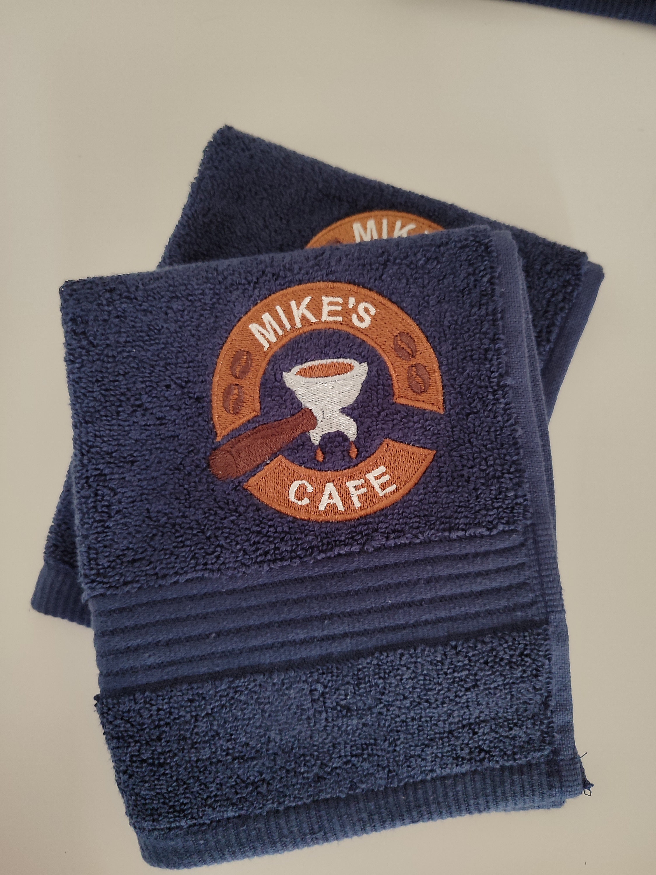 Portafilter Personalised Coffee Towel Great Home Barista Gift 