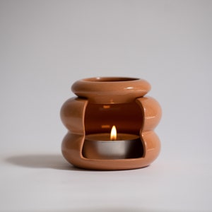Terracotta Wax Melt Burner, Handmade Essential Terracotta Oil Burner, Fragrance diffuser, Mothers Day Gifts image 1