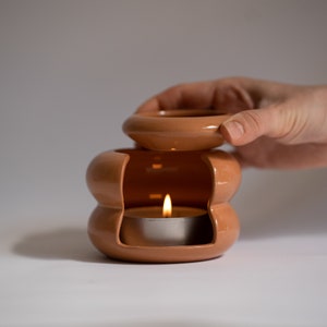 Terracotta Wax Melt Burner, Handmade Essential Terracotta Oil Burner, Fragrance diffuser, Mothers Day Gifts image 4