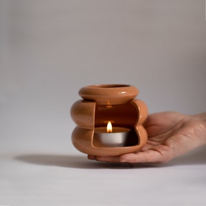 Terracotta Wax Melt Burner, Handmade Essential Terracotta Oil Burner, Fragrance diffuser, Mothers Day Gifts image 3