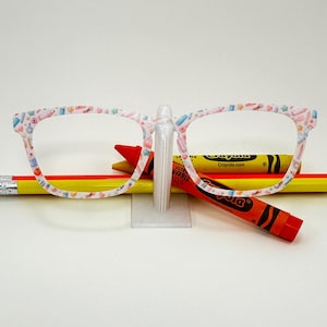 Back to School | Assorted School Supplies Magnetic Eyewear Toppers | 14 Frame Styles