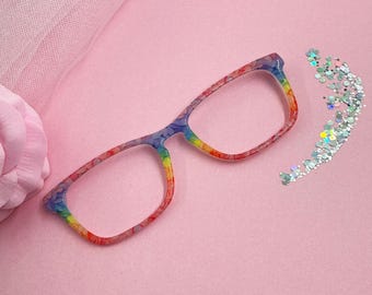 Rainbow Petals | Rainbow Magnetic Eyewear Toppers | Pride Collection