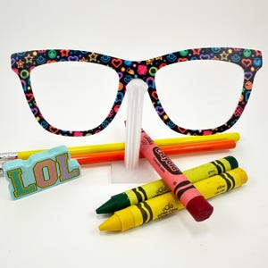 Neon Shapes Magnetic Eyewear Topper |   Back-to-School | 14 Frame Styles